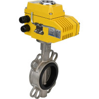 Затвор DN.ru 316L-316L-NBR Ду250 Ру16 с электроприводом QT-040 220В D050-01501