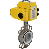 Затвор DN.ru 316L-316L-PTFE Ду150 Ру16 с электроприводом QT-060 24В D050-01638