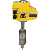 Затвор DN.ru 316L-316L-PTFE Ду150 Ру16 с электроприводом QT-060 24В D050-01638