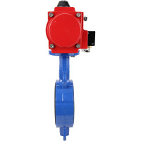 Затвор DN.ru WCB-316L-EPDM Ду65 Ру16 с пневмоприводом, пневмораспределителем D050-02071