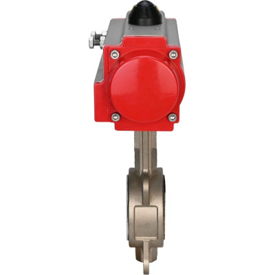 Затвор DN.ru 316L-316L-PTFE Ду80 Ру16 с пневмоприводом D050-01746