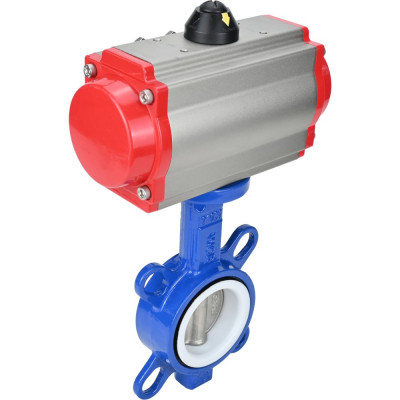 Затвор DN.ru WCB-316L-PTFE Ду250 Ру16 с пневмоприводом D050-02332