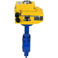 Затвор DN.ru WCB-316L-PTFE Ду65 Ру16 с электроприводом QT-008 380В D050-02409