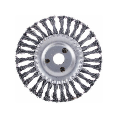 Щетка металлическая дисковая (175х22 мм; крученая проволока) для УШМ ЕРМАК 656-052