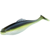 Съедобные искусственные виброхвосты LUCKY JOHN LJ Pro Series ROACH PADDLE TAIL 3.5in, цвет G02, 6шт. 140180-G02