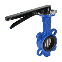 Затвор дисковый поворотный DN.ru GGG50-316L-EPDM Ду40 Ру16 с рукояткой D050-07100