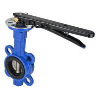 Затвор дисковый поворотный DN.ru GGG50-316L-EPDM Ду40 Ру16 с рукояткой D050-07100