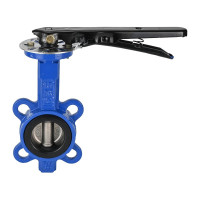 Затвор дисковый поворотный DN.ru GGG50-316L-EPDM Ду40 Ру16 с рукояткой D050-07100