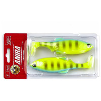 Виброхвосты LUCKY JOHN LJ 3D Series ANIRA SOFT SWIM 5,0in, цвет A02, 2шт. 140414-A02