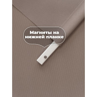 Однотонная рулонная штора Peora мокко 100х170 см 71029
