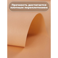 Однотонная рулонная штора DDA персиковая 52х170 см 71133