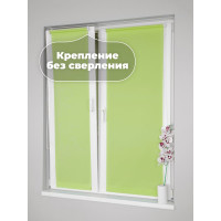 Однотонная рулонная штора Peora зеленая 120х170 см 67003