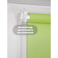Однотонная рулонная штора Peora зеленая 120х170 см 67003