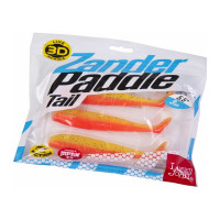 Виброхвосты LUCKY JOHN LJ 3D Series ZANDER PADDLE TAIL 5.5in, цвет Z08, 3шт. 140431-Z08