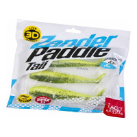Виброхвосты LUCKY JOHN LJ 3D Series ZANDER PADDLE TAIL 5.5in, цвет Z06, 3шт. 140431-Z06