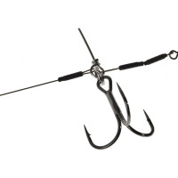 Виброхвосты LUCKY JOHN LJ 3D BBS Series KUBIRA SWIM SHAD 9,0in, цвет PG25 1шт.+Stinger L 140433SET-PG25
