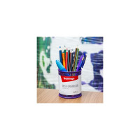 Подставка-стакан BERLINGO Steel&Style металлическая, круглая, фиолетовая BMs_41104