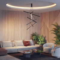 Подвесной светильник ODEON LIGHT COMETA акрил, LED, 96W 3860/96B