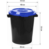 Бак IDEA 60 л синий М 2393