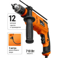 Ударная дрель TDM ELECTRIC ДУ-710 Рубин 710 Вт SQ1086-0102