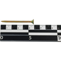 Набор для крепления ВИРТУОЗ дюбель 8x50 К, шуруп 5x60 потайная головка, желтый цинк, 70 шт. 550-00651