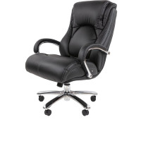Компьютерное кресло CHAIRMAN 402 кожа черная 00-07015966