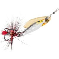 Вращающаяся блесна LUCKY JOHN TRIAN BLADE LONG, 09.0г, цвет 004, в блистере LJTBL9-004