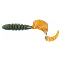 Съедобные искусственные твистеры LUCKY JOHN LJ Pro Series CRUSHER GRUB 3,9in, цвет 085, 5шт. 140157-085