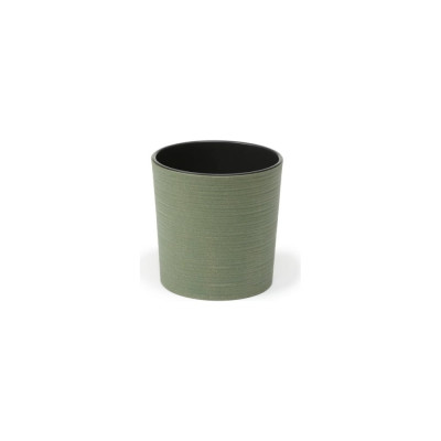 LAMELA Sp.z o. 843 Кашпо MALWA ECO d25 h25 см dluto зеленый с вкладышем 058926
