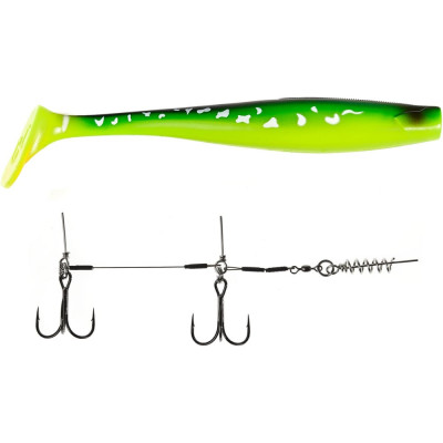 Виброхвосты Lucky John LJ 3D BBS Series GIANT KUBIRA SWIM SHAD 140434SET-PG26