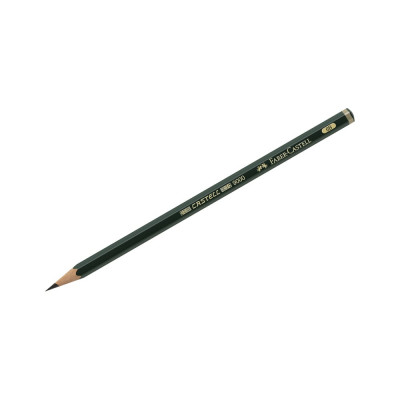 Заточенный чернографитный карандаш Faber-Castell Castell 9000 119006