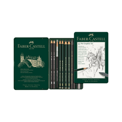 Набор чернографитных карандашей Faber-Castell Pitt Graphite 112972