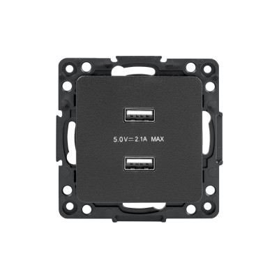 Механизм розетки EKF Стокгольм PROxima EZR16-028-10-2USB