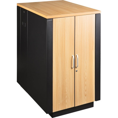 Звукоизолированный шкаф LANMASTER SOUNDPROOF LAN-DC-CBSP-24U-WD