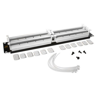 Кроссовая панель LANMASTER LAN-RS110-200FT