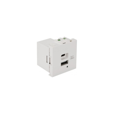 Модуль LANMASTER LAN-EZ45x45-2UCA/4.2-WH