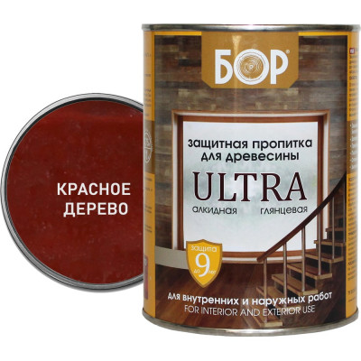 Защитная пропитка для древесины Бор ULTRA 4690417079544