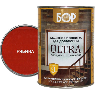 Защитная пропитка для древесины Бор ULTRA 4690417089222