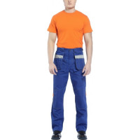 Брюки СОЮЗСПЕЦОДЕЖДА Профессионал, василек/светло-серый, р. 48-50, рост 182-188 2000000101835