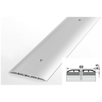 Порог прямой алюминиевый (60 мм; 0.9 м; анодированный; серебро) Лука УТ000012514