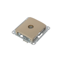 Механизм коннектора TV антенны Systeme Electric Glossa титан GSL000493