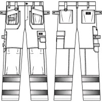 Брюки СОЮЗСПЕЦОДЕЖДА Union Space, черные, р. 44-46, рост 170-176 2000000045610