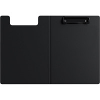 Папка-планшет с зажимом BERLINGO Steel&Style A5+, 1800 мкм, пластик полифом, красная PPf_94003