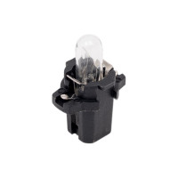 Лампа Nord-Yada W1.2W, 12 В, пластиковый цоколь, черный, B8.3D, BAX10S, панель приборов 900155