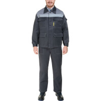 Костюм СОЮЗСПЕЦОДЕЖДА Коммунальщик темно-серый/светло-серый, р. 52-54, рост 182-188 2000000061511