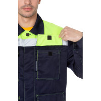 Костюм СОЮЗСПЕЦОДЕЖДА Коммунальщик темно-синий/лимон, р. 48-50, рост 170-176 2000000066547