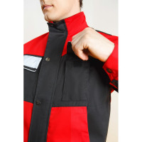 Костюм СОЮЗСПЕЦОДЕЖДА АРГО черно/красный, р. 52-54, рост 170-176 2000000104676