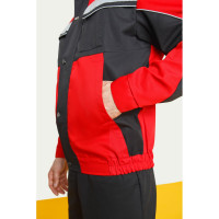 Костюм СОЮЗСПЕЦОДЕЖДА АРГО черно/красный, р. 52-54, рост 170-176 2000000104676