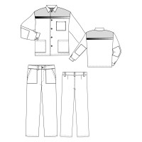 Костюм строителя СОЮЗСПЕЦОДЕЖДА эконом темно-синий/василек, р. 52-54/рост 182-188 2000000057811