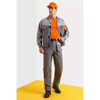 Костюм СОЮЗСПЕЦОДЕЖДА Профессионал-1 темно-серый/светло-серый, р. 48-50/рост 182-188 2140012001027